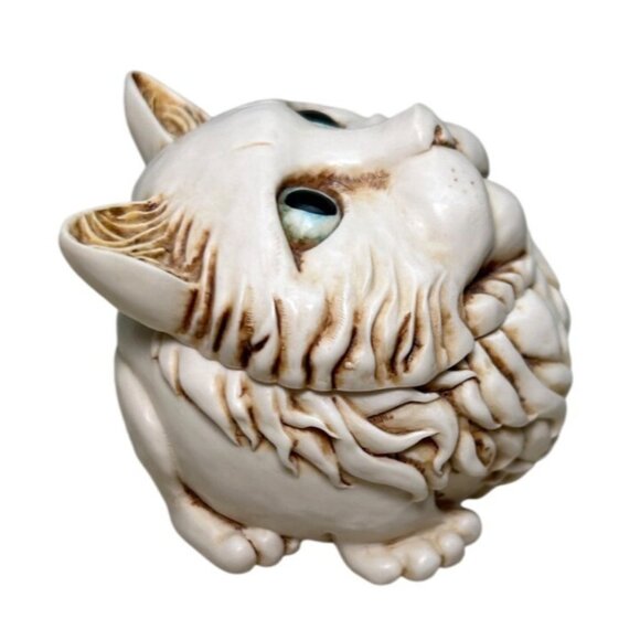 Harmony Kingdom Fat Cats Meow Trinket Box Figurine Mouse Inside - Picture 5 of 9